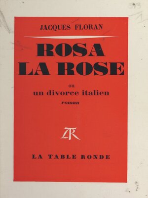 cover image of Rosa la rose